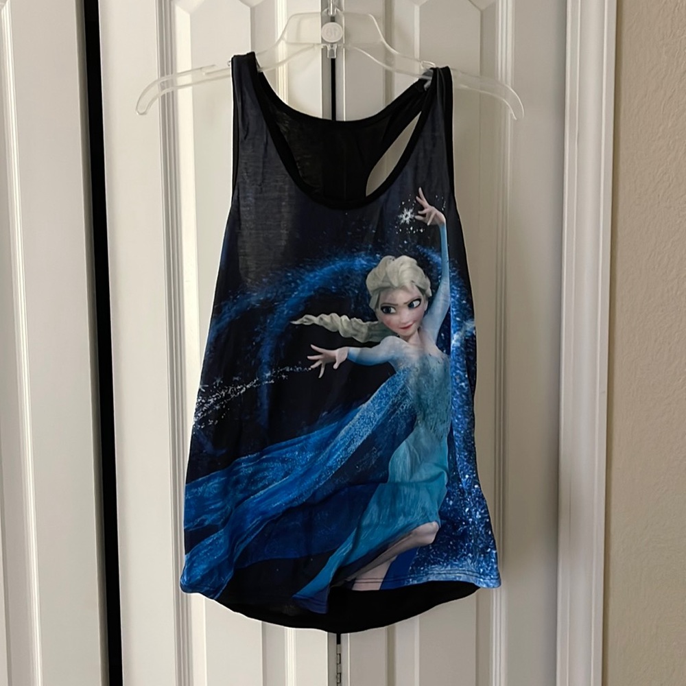 Women’s M Elsa Frozen tank top - like new barely worn size medium